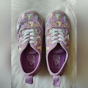 VANS Authentic Elastic Lace Llama Toddler Shoes